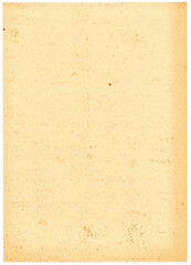 Altes Papier mit Flecken und gelblichen Sprenkeln &auml;hnlich Klebstoffresten oder Kleberesten