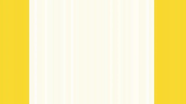 animated yellow sidebars on white looping background