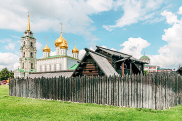 Siege yards on the territory of the Tula Kremlin in the city of Tula, Russia