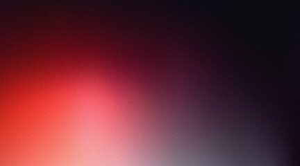 Gradient background with red, purple, and black hues featuring a grainy texture