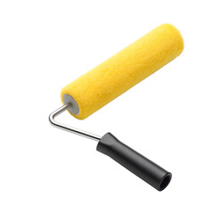 yellow paint roller