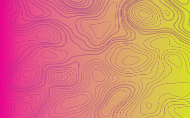 Colorful abstract seamless pattern with circles and flowing lines for decorative wallpaper and design