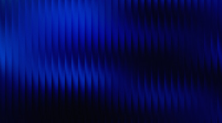 Abstract dark blue background with dynamic vertical wavy lines and a subtle gradient creating a textured and modern effect