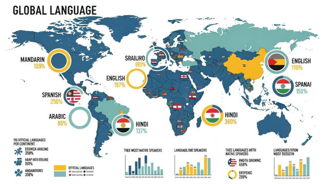Main Languages Map