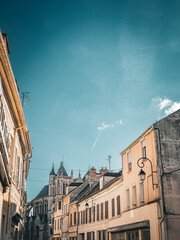  Street view of Montereau Fault Yonne in France