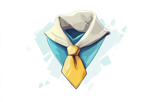 Camping scarf symbol for youth scouting