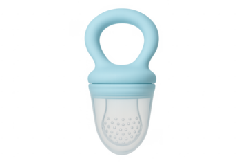 Blue baby fruit feeder pacifier for infant weaning