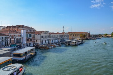 Italy, Venice, September 29, 2025, buildings and the Grand Canal in Venice