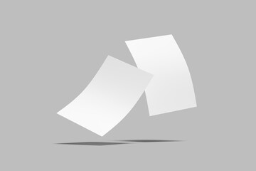 A4 Flyer Blank Mockup Modern