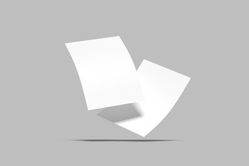 A4 Flyer Blank Mockup Modern