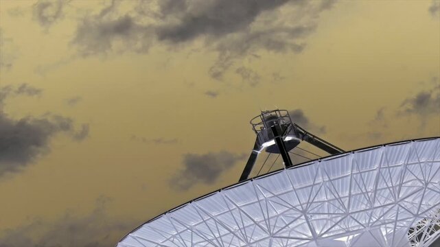 Symbolic image of the Very Large array radio telescope in New Mexico, USA