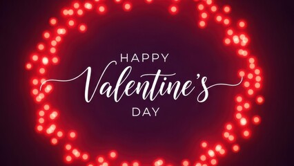 Celebrate love with a radiant valentine's day light display