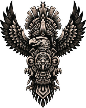 aztec eagle warrior symbol