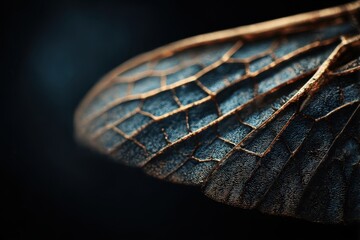 Intricate insect wing macro close-up studio environment detailed photography nature artistic perspective concept of beauty