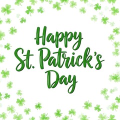 Fototapeta premium Happy st. patrick's day