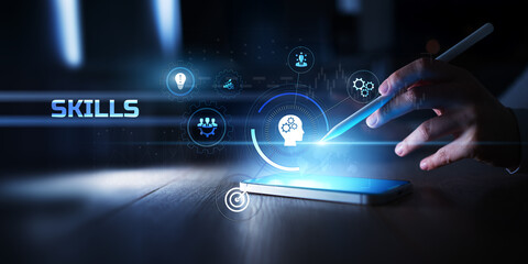 Human Skills Development and Competency Visualization on Digital Touchscreen Interface.