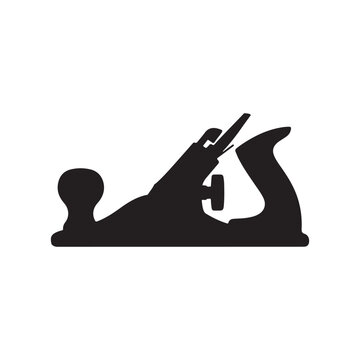 Jack plane silhouette vector flat illustration design on white background