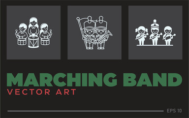 Marching Band logo template