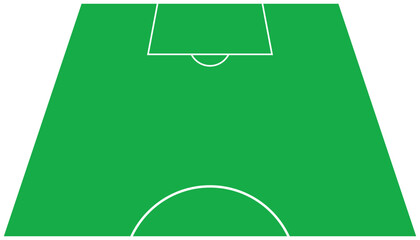 Half Soccer Field. Editable Color Vector © Brian Gimbal