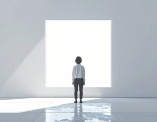 白背景　シルエット