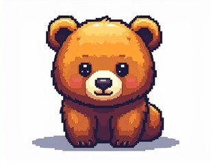 クマ　ドット絵