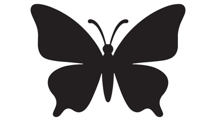 Butterfly isolated on white background vector illustration with wings and nature design