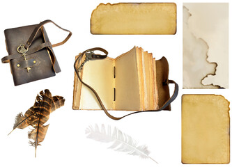 切り抜き透過素材セットーアンティーク雑貨5