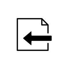 差し戻しをイメージしたアイコン