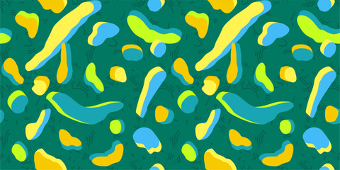 Cool Seamless Cool Trendy Abstract Pattern Vector Illustration Background