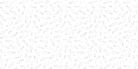 Seamless pattern of doodle carrots. Cute Carrot seamless pattern in doodle style. doodle seamless pattern carrot icon hand drawn. carrots pattern background.