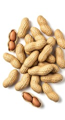 Peanuts in Shells, Close-up View.