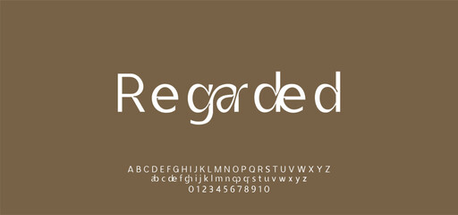 Modern Bold Font. Regular Italic Number Typography urban style alphabet fonts for fashion, sport, technology, digital, movie, logo design, vector illustration