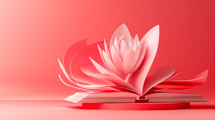 Sant Jordi Book Day backgrounds with abstract books, roses and dragon-inspired designs for culture, education and celebrations