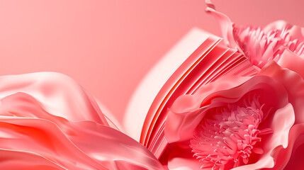 Sant Jordi Book Day backgrounds with abstract books, roses and dragon-inspired designs for culture, education and celebrations