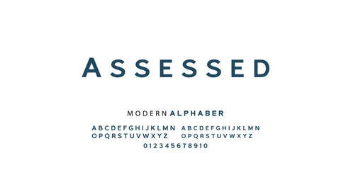 Fototapeta premium Modern Bold Font. Regular Italic Number Typography urban style alphabet fonts for fashion, sport, technology, digital, movie, logo design, vector illustration