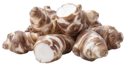 Fresh garlic cloves piled high on display abundant garlic collection offers aromatic culinary ingredient