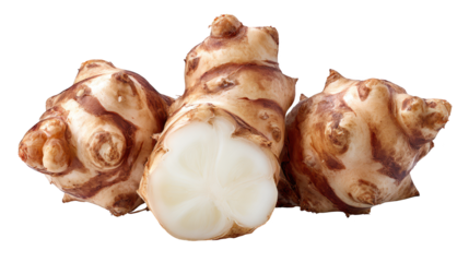 Fresh garlic cloves on display healthy pungent spice ingredient fresh garlic cloves