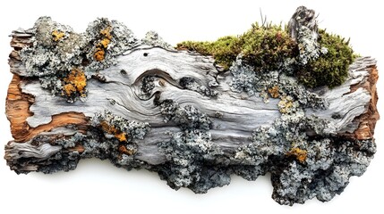 Vibrant Mosaic of Organic Textures in Natural Woodland Setting