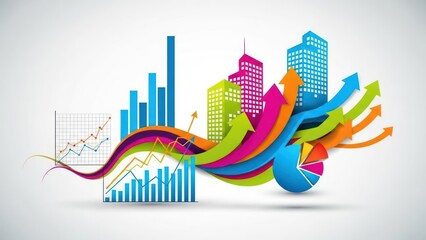 abstract vector background with arrows