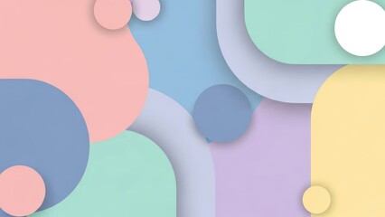 abstract background with colorful circles