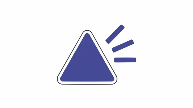 Warning sign triangle alert symbol.