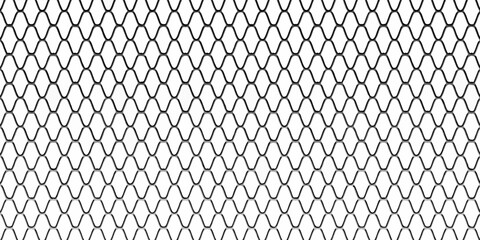 Six different net patterns. Rope net vector silhouette. Soccer, football, volleyball, tennis and tennis net pattern. Fisherman hunting net rope texture pattern