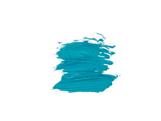 Dynamic abstract ocean blue paint scribble texture, transparent PNG asset for contemporary visual compositions and branding.