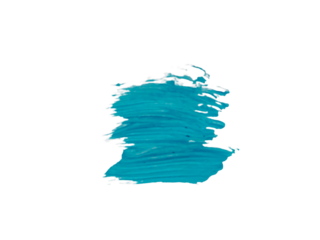 Dynamic abstract ocean blue paint scribble texture, transparent PNG asset for contemporary visual compositions and branding.