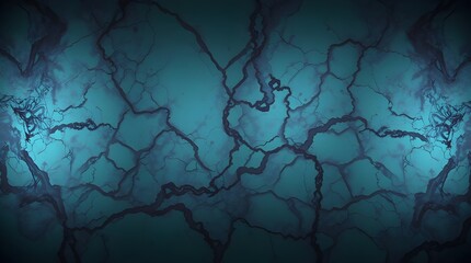 Cracked Ice Texture: Teal and Turquoise Frozen Surface Abstract Background
