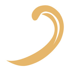 Golden Flourishes calligraphic vector