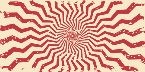 New vector Vintage red rising sun or sun ray,sun burst retro background design