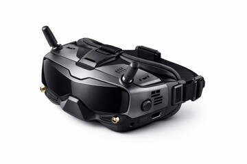 Advanced Drone Monitoring Goggles For Spatial Observation.
Sleek drone monitoring goggles designed for space and environmental observation.