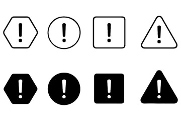 exclamation mark icon,
Warning & Alert Notification Icons &ndash; Exclamation Marks for Safety, Errors & UI Design