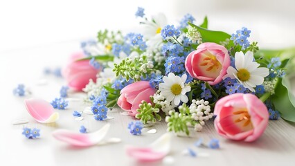 From winter chill to spring bloom a vibrant floral awakening